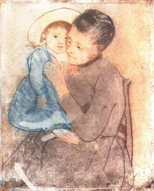 Baby Bill - Mary Cassatt Painting on Canvas